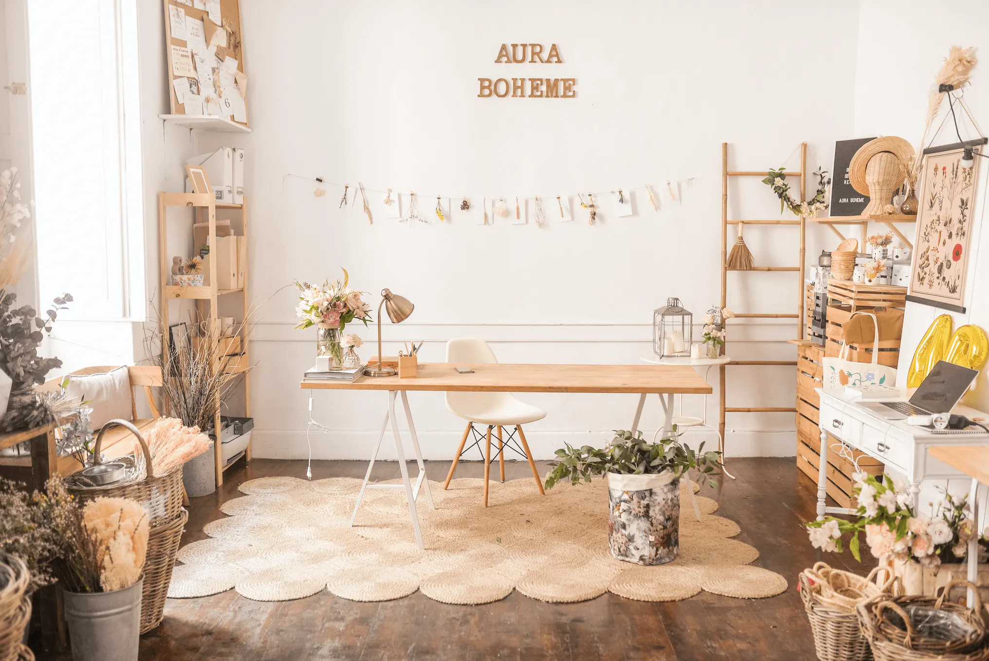 El taller de Aura Bohème en Las Palmas de Gran Canaria